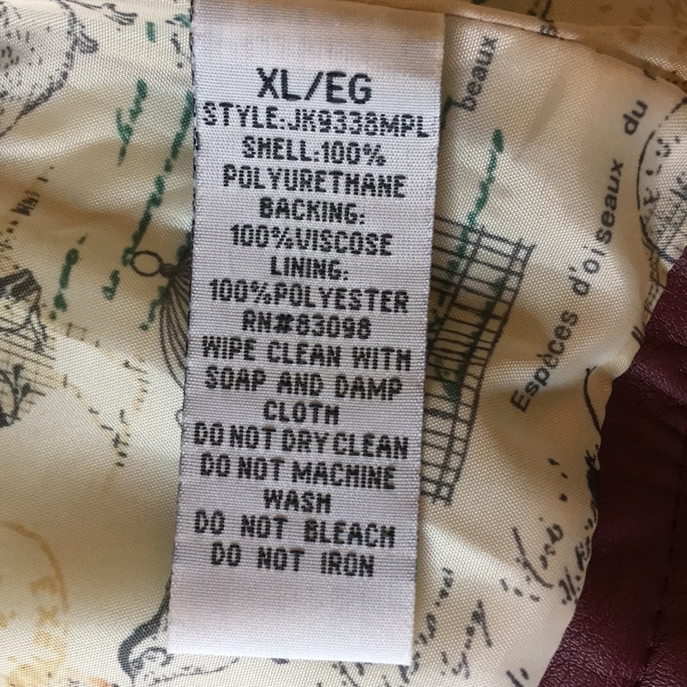 Cavalini Moto Jacket Size XL - Picture 9 of 11
